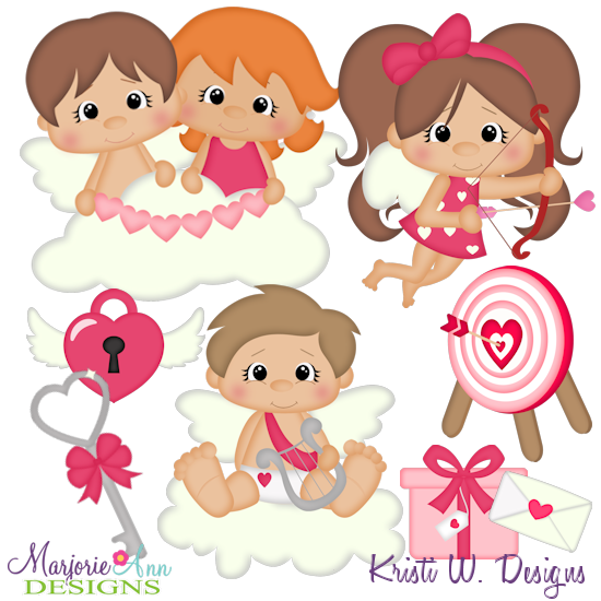 Cupid SVG Cutting Files + Clipart - Click Image to Close